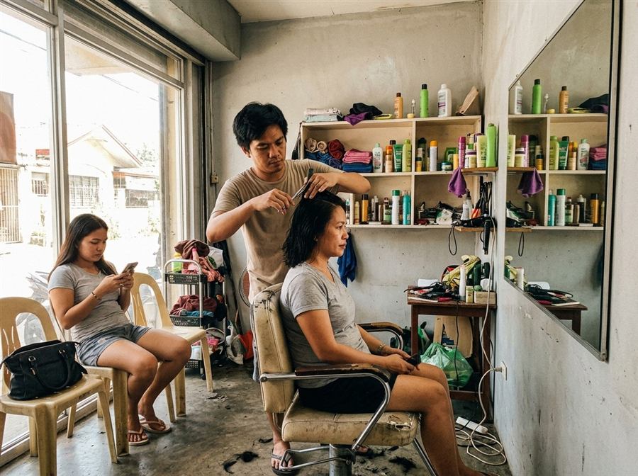 A neighbourhood salon